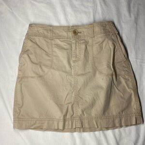 Caslon kaki skirt